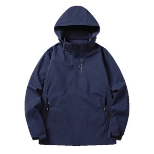 Chaqueta de Hombre para Primavera y Otoño, Impermeable y Cortavientos, Prenda Técnica Unisex para Actividades Extremas, Diseño Simple - Product Image 5