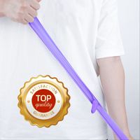 Paket terapi bungkus Detox Spa bebas lateks sekali pakai bubuk sarung tangan nitril ungu mewah