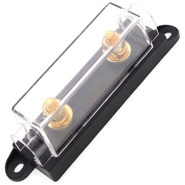 40 Amp ANL Fuse Holder 0/2/4 Gauge Fuse Block with 40A ANL Fuses for Car Audio Truck DIY
