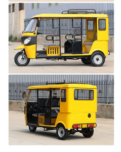 Cina fabbrica 9 passeggeri triciclo Taxi Tuk Tuk moto benzina a tre ruote benzina per l'Africa in vendita - Product Image 6