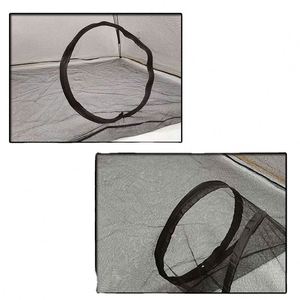 BSCI Factory wholesale automatic open pet <b>tent</b> <b>with</b> round <b>tunnel</b> small animal playpen <b>with</b> carry bag easy fold cat outdoor <b>play</b> - Product Image 3