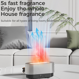 2024 Độc Đáo Sản Phẩm Mới Ra mắt Sáng Tạo 3D Mô Phỏng Ngọn Lửa Sương Núi Lửa Siêu Âm Độ Ẩm LED Hộ Gia Đình Ngoài Trời - Product Image 4