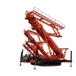 Plataforma Elevadora Hidráulica de Tijera sobre Orugas, Máquina Prensa de Azulejos Elevada, Formadora de Paneles de Acero Móvil para Trabajo en Altura de 18m, 23m, 31m - Product Image 1