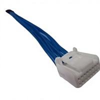 Câble EV 2,2 mm avec connecteur femelle, prise en cuivre étamé, faisceau de câblage automobile UL11028 22AWG