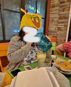 Crazy Party Nouveauté Taco Hat Fiesta Food Costume pour la rentrée scolaire Graduation Thanksgiving Noël Halloween Cinco De Mayo - Product Image 3