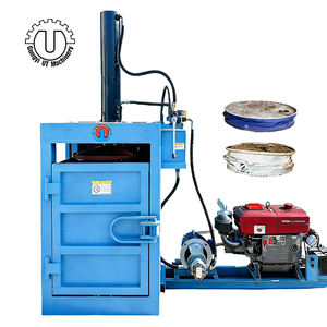 Automatic Hydraulic <b>Diesel</b> <b>Engine</b> Drum Crusher <b>for</b> 55 Gallon Drums 205L Industrial <b>Oil</b> Drum Compactor - Product Image 1