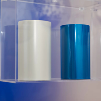 Película PET Antiestática de Doble Cara ESD con Revestimiento Dual Conductivo, Bajo Voltaje de Despegue, Adhesivo Óptico FPC para Semiconductores