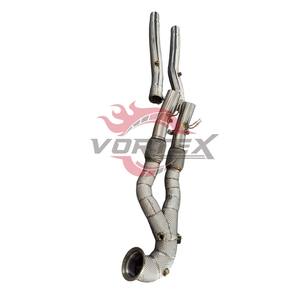 Tubo de Escape de Alto Flujo Vortex de Acero Inoxidable 304 para Audi RS3 2.5T I5 2020-2025 con Protector Térmico, Sin Luz de Advertencia de Motor - Product Image 4