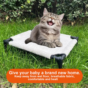 Pour <span class=keywords><strong>Amazon</strong></span> Pet <span class=keywords><strong>lit</strong></span> surélevé confortable doux <span class=keywords><strong>chien</strong></span> chat coussin chauffant plusieurs Options <span class=keywords><strong>de</strong></span> tissu pour le Camping d'hiver Carton à motif solide - Product Image 2