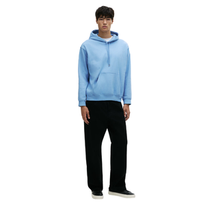 Sudadera con Capucha Extra Grande 100% Algodón, Unisex, con Doble Cremallera, Color Sólido, Informal para Otoño, con Capucha, OEM, ODM, Logotipo Personalizado - Product Image 4