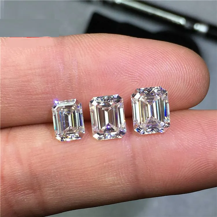 ढीला moissanite सगाई की अंगूठी घड़ी गहने लटकन moissanite पत्थर क्यूबा टेनिस चेन कान की बाली कंगन moissanite पत्थर