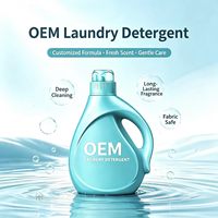 Détergent liquide pour linge OEM à effet antibactérien complet, parfum jasmin, portable, pour vêtements, formule tout-en-un multifonction