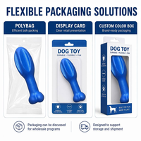 Jouets à mâcher durables en EVA pour chiots, pour le nettoyage des dents, les jeux en extérieur, les anneaux de traction de baseball et les jeux de balles de décompression