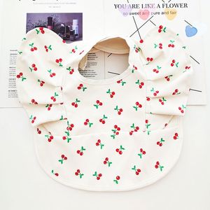 Hàn Quốc bé BIB đôi cánh thiên thần bé PU yếm không thấm nước - Product Image 5