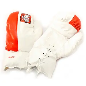 قفازات ملاكمة معدات الملاكمة القطن شغل ممارسة التدريب Gloves.16 oz