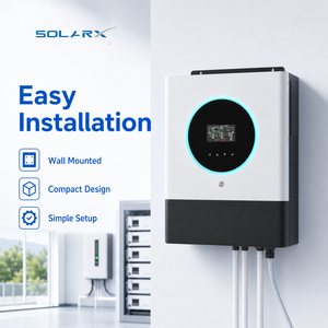 Inversor Híbrido Solar de 11KW 8KW 10KW, Onda Sinusoidal Pura, 48V <span class=keywords><strong>DC</strong></span> 120A MPPT, Sistema de Energía Fuera de la Red Todo en Uno, Paralelo para <span class=keywords><strong>6</strong></span> Unidades - Product Image 6