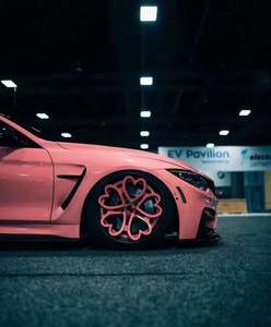 Borui Roues forgées Nouveau Style en forme de coeur 15 <span class=keywords><strong>pouces</strong></span> 6.5j 4X100 ET35 Roue en alliage rouge rose adaptée aux roues de voiture de tourisme - Product Image 4