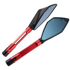 Espejo Retrovisor Lateral Rojo Penta para Motocicleta para Visibilidad Trasera - Product Image 1