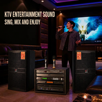 Système de sonorisation KTV NEARSTAR KS4012 avec enceintes Q7, amplificateur X6, processeur U999+ et microphone sur rack