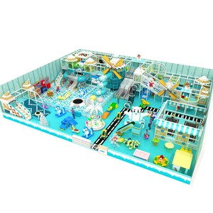 Parc d'attractions, aire de jeux commerciale, équipement de jeux souples, piscine à balles, toboggan, thème hiver et neige, aire de jeux intérieure, trampoline - Product Image 2