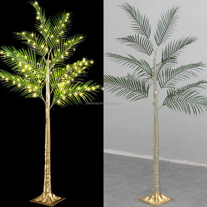 1.5m 2.1m <span class=keywords><strong>extérieur</strong></span> étanche IP44 éclairage de <span class=keywords><strong>Noël</strong></span> LED palmier artificiel - Product Image 3