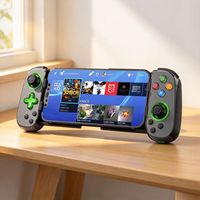Manette de jeu télescopique pour téléphone portable D7, type C, sans fil, joystick pour PUBG Android, pour PS4, Switch, PC
