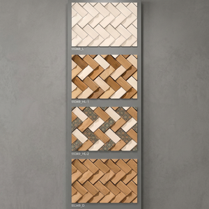 Company Supply 300x450mm Structure en pierre 30x45cm Céramique 3D 12x18 Carreaux muraux pour villa Décoration murale extérieure et intérieure - Product Image 3