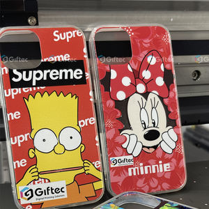 Giftec Altın Renkli Mürekkep Püskürtmeli Flatbed Yazıcı A3 I3200HD Çok Fonksiyonlu Otomatik Temizleme Telefon Kılıfı Kart Şişe Baskısı için - Product Image 4