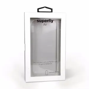 Kundendefinierte Verpackung Schubladenbox für Handy etui Verpackung transparente Fensterbox Verpackung