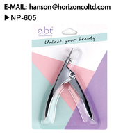 Vente en gros Coupe-ongles portable en acier inoxydable pour manucure, gel UV acrylique et faux ongles