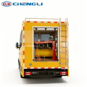 Véhicule de secours Iveco 4x2 facile à utiliser, alimentation électrique d'urgence, camion de drainage et de sauvetage à vendre - Product Image 4