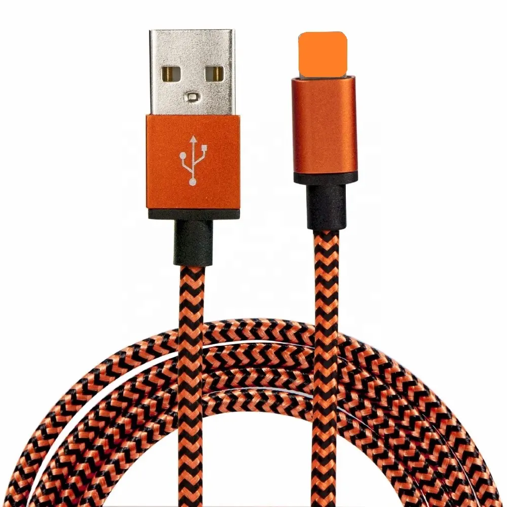 3ft 6ft 10ft Braided Nylon Charger USB Cable