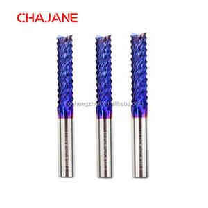 Mata Bor Jagung Berbahan Kristal Tunggal Berlian MCD CVD, End Mill Lurus 2 Mata Pisau, Mesin CNC, Dapat Disesuaikan, HRC55 - Product Image 5