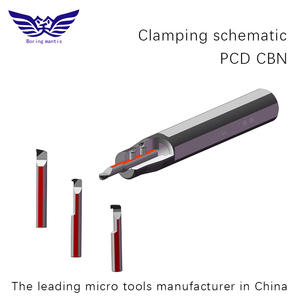 Mini mani Micro barre filo strumento di tornitura personalizzabile OEM piccola barra utensile con carburo posteriore cementato alesatrice Cutter - Product Image 2