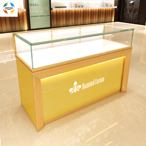 Exhibidor de Joyas de Vidrio Templado <span class=keywords><strong>para</strong></span> Mostrador de Tienda, Mueble de Diseño <span class=keywords><strong>para</strong></span> Joyería, Exhibidor de Joyas en Venta - Product Image 4