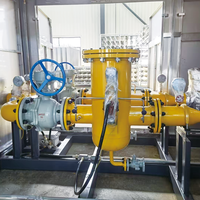 Regulator dan Metering Skid Pengatur Tekanan CNG Dual Line 1000Nm3 dengan Penukar Panas
