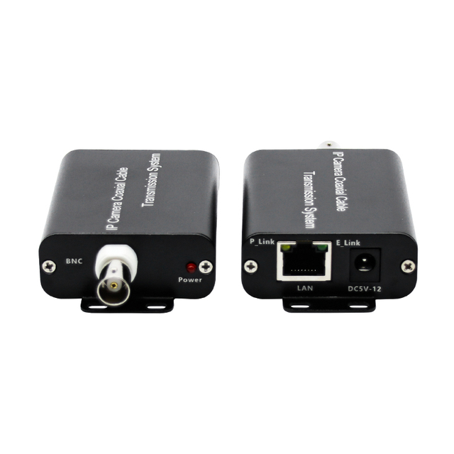 EOC IP Camera to Coaxial Cable Converter Metal Network Signal Transmission System for Surveillance Video EOC Cable Extension