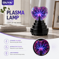 Lampe Plasma Romantique à Contrôle Tactile, Décharge Statique, Réactive au Son, Lampe Plasma Originale pour Décoration de Table de Café