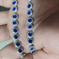 Collar, Pulsera y Aretes de Cristal Brillante en Forma de Corazón, Modernos y Populares, Son Excelentes Regalos