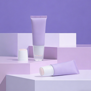 OEM 50ml <b>Plastic</b> Cosmetic Skin Care Body Cream Packaging Wholesale Label Custom Massage Roller Applicator Squeeze <b>Tubes</b> - Product Image 3