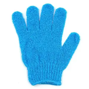 Cheap Factory Price High Quality Nylon Bath Shower Glove Bath Mat Spa Body Cleaning Exfoliating Bath Gloves