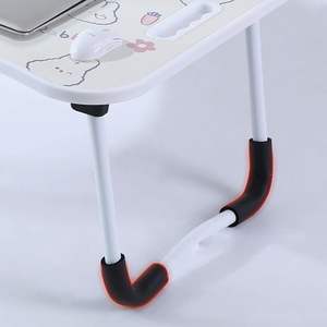 사용자 정의 로고 크기 친환경 소파 베드 화이트 접이식 노트북 책상 침대 트레이 - Product Image 2