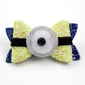 Horquillas para el Cabello de Niñas Estilo Europeo-Americano, Lazos para el Cabello con Ojos Grandes Amarillos y Azules, Lindos para Fiestas Infantiles - Product Image 6