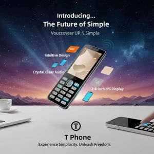 โทรศัพท์มือถือโลหะสุดหรู ดีไซน์มินิมอลทันสมัย ป้องกันระดับ IP68 หน้าจอ HD โหมดถนอมสายตา - Product Image 6