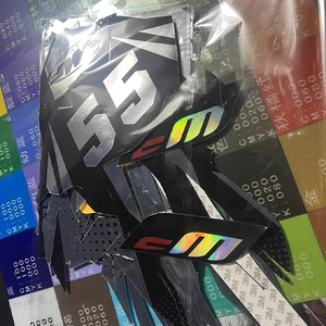 Kit de Calcomanías de Vinilo Láser CQHZJ 3M, Calcomanías <span class=keywords><strong>Personalizadas</strong></span> <span class=keywords><strong>para</strong></span> Motocicletas, Compatibles con KTM SX65 SX 65 2002-2008 Dirt Bike - Product Image 5