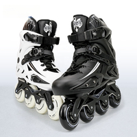 Patins à roulettes de slalom professionnels RS, 4 roues en ligne, chaussures de patinage personnalisées, chaussures de patinage freestyle pour patineurs adultes