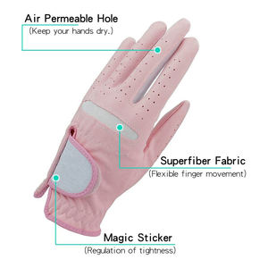 Gants de golf personnalisés par le fabricant, logo brodé, OEM, gants de golf de qualité supérieure pour hommes, résistants aux intempéries - Product Image 6
