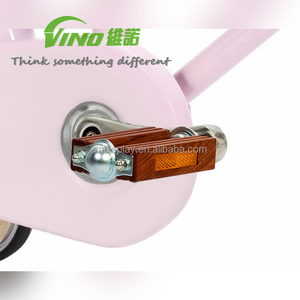 Pedal de bicicleta con acento de madera de estilo retro con compatibilidad de manivela rosa, accesorio de bicicleta vintage pedales personalizados para bicicleta - Product Image 2