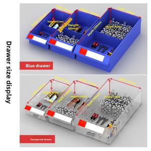 تخصيص OEM المعادن مع أدراج لتخزين المسمار في ورش العمل - Product Image 5