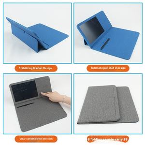 Alfombrilla de ratón de carga inalámbrica plegable para regalo de negocios multifuncional 3 en 1 de 15W y tablero de escritura Material de goma duradero - Product Image 3
